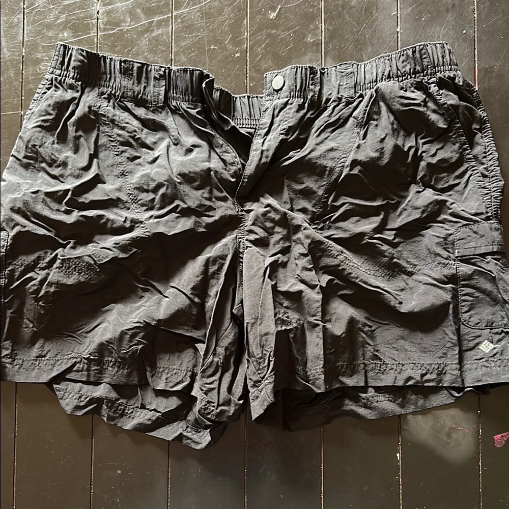 Black outdoor shorts
